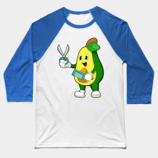 Avocado Hairdresser Scissors Comb Baseball T-Shirt